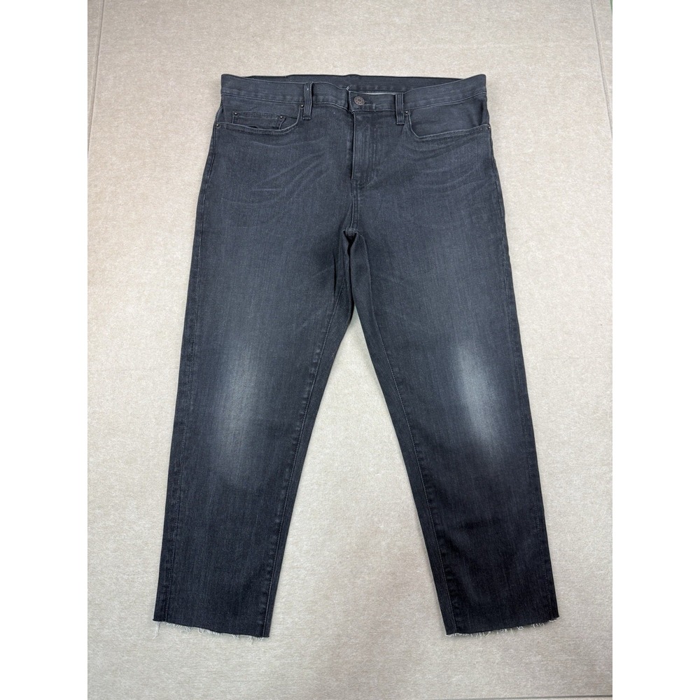 6397‎ Jeans Women's Size 28 Charcoal Black Baggy Mid Rise Dark Wash Made in USA